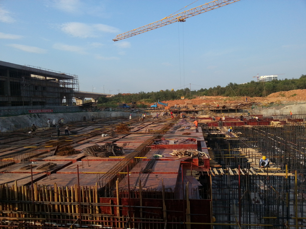 武咸城际铁路咸宁东站广场工程