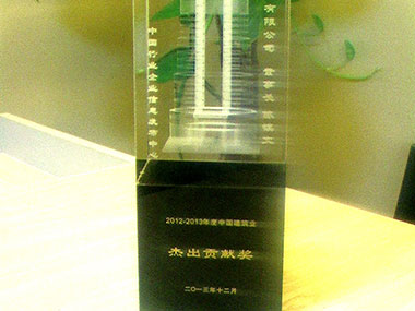 陈镇文先生荣获中国建筑业杰出贡献奖