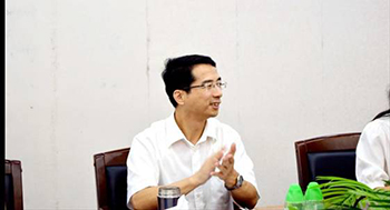 深圳市福田区叶区长一行莅临银广厦集团调研座谈